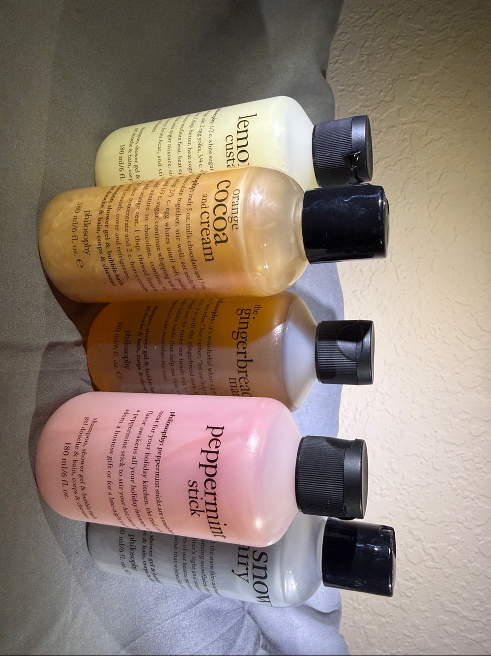 (5) 6 oz. Bottles of Philosophy Shower Gel - Picture 2 of 8